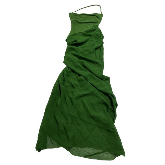 Bec + Bridge Aida Draped Maxi Dress in Pine Green - Picture 1 of 5